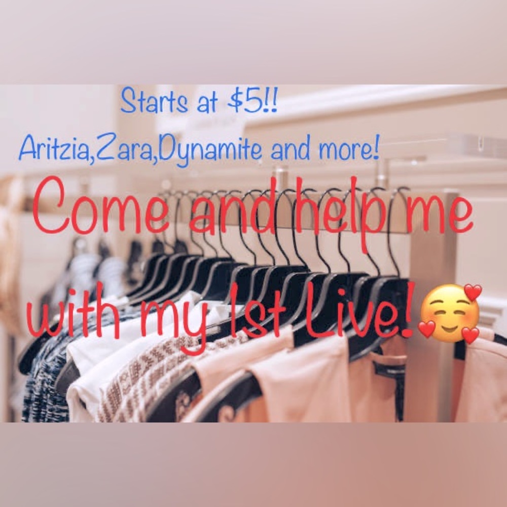 Come and join me with my very first live selling show 💕😊